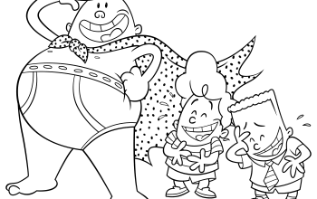 Captain underpants coloring book