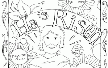 Religious easter coloring book