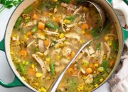 Simple Chicken and Vegetable Soup Recipe A Culinary Delight