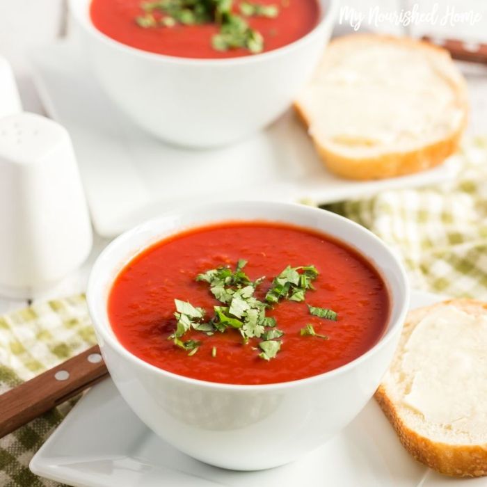 Best fresh tomato soup recipe