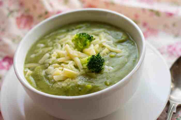 Broccoli soup recipe with cream