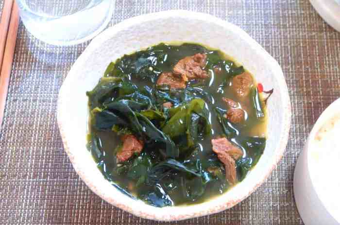 Seaweed soup korean recipe