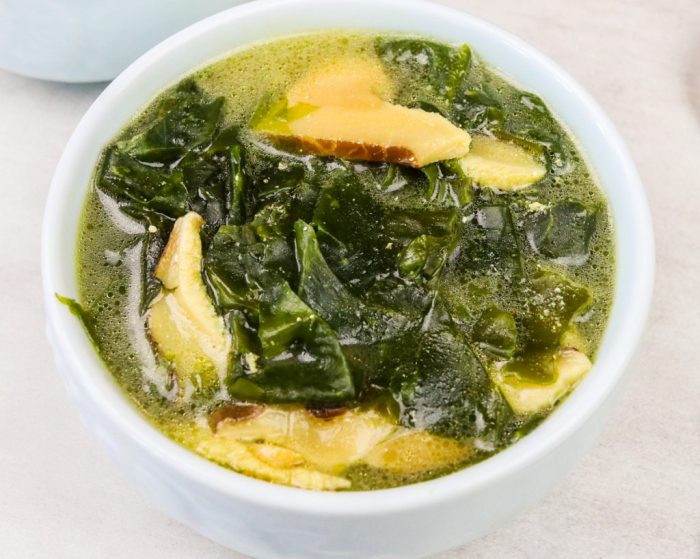 Seaweed soup korean recipe