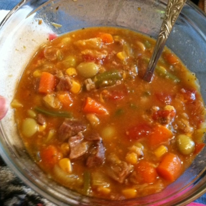 Veg beef barley soup recipe