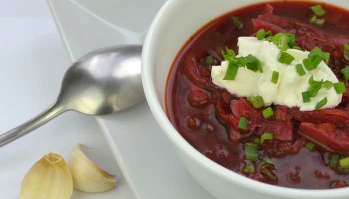 Vegetarian Beet Borscht Soup Recipe