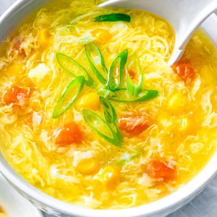 Simple egg soup recipe