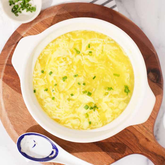 Simple egg soup recipe