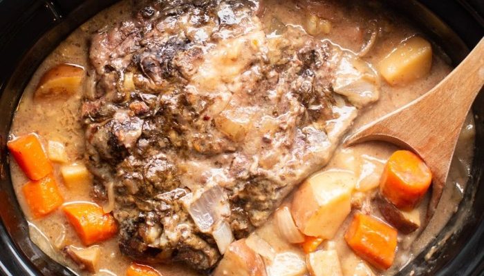 Slow Cooker Pot Roast Recipe with Onion Soup Mix