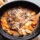 Slow cooker pot roast recipe with onion soup mix